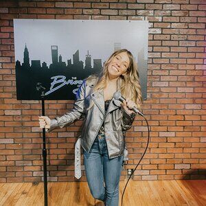 Elodie Gunmetal Faux Leather Moto Jacket Size XS